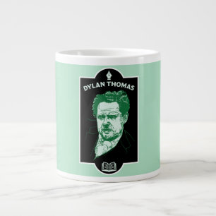 Dylan Thomas Welsh Poet Giant Coffee Mug