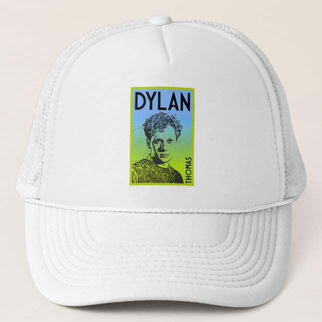 Dylan Thomas Welsh Poet Trucker Hat (Front)