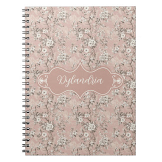 Dylandria Vintage Dusty Rose Pink Notebook