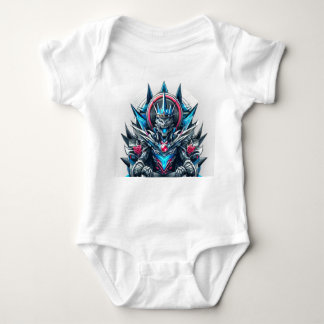 Dynamic 3D Graphic Baby Bodysuit
