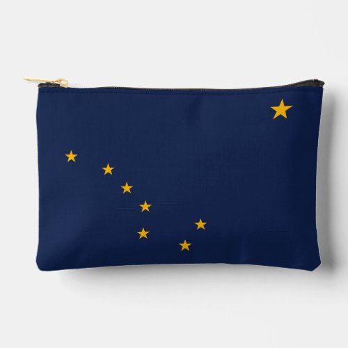 Dynamic Alaska State Flag Graphic on a Accessory Pouch