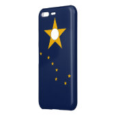 Dynamic Alaska State Flag Graphic on a Uncommon Google Pixel Case (Back/Left)