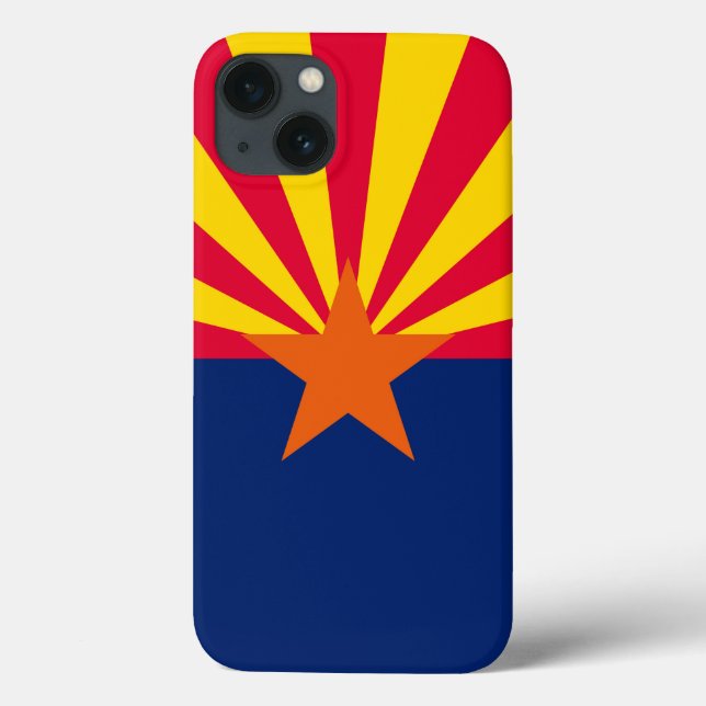 Dynamic Arizona State Flag Graphic on a Case-Mate iPhone Case (Back)