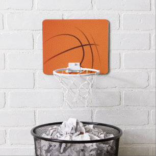 Dynamic Basketball Graphic Print Mini Hoop