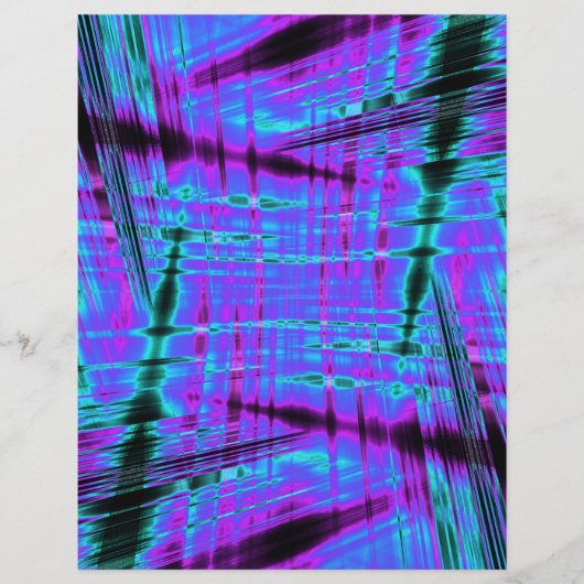 Dynamic blue streaked pattern (Front)