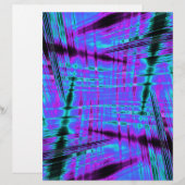 Dynamic blue streaked pattern (Front/Back)