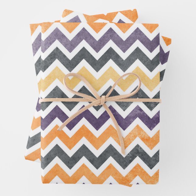 Dynamic Chevron Zigzag Seamless Pattern Wrapping Paper Sheets (In situ)