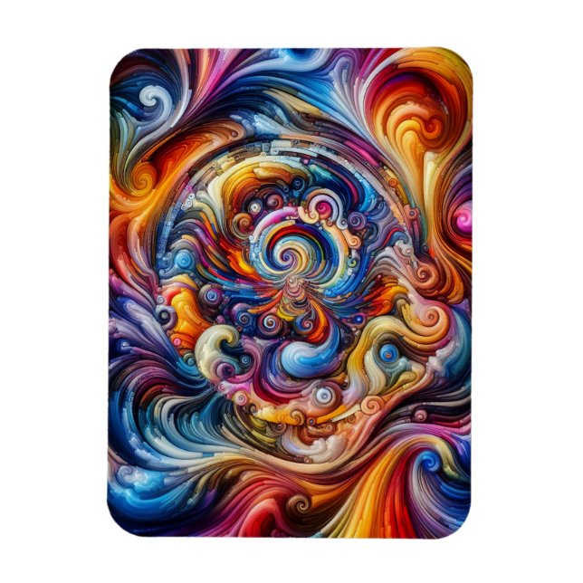 Dynamic Color Vortex Magnet (Vertical)