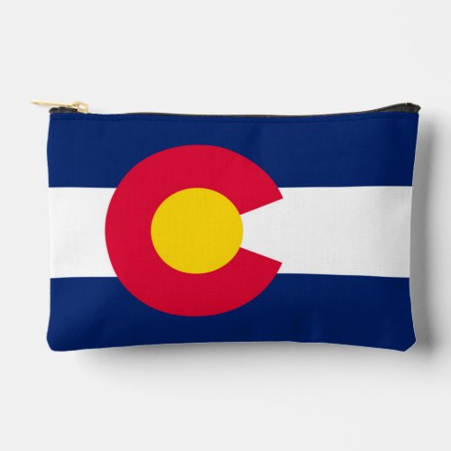 Dynamic Colorado State Flag Graphic on a Accessory Pouch