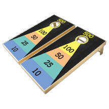 Dynamic Colorful Bean Bag Toss Cornhole Lawn Game