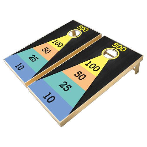 Dynamic Colorful Bean Bag Toss Cornhole Lawn Game