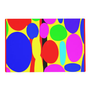 Dynamic Colorful Design Placemat