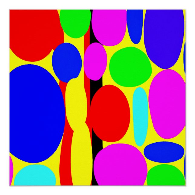 Dynamic Colorful Design Poster (Front)