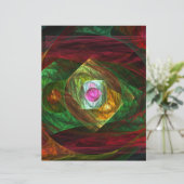 Dynamic Connections Abstract Art Letterhead (Standing Front)
