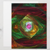 Dynamic Connections Abstract Art Letterhead (Front/Back)