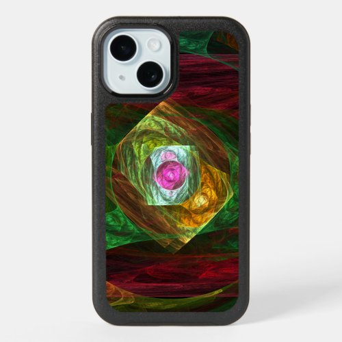 Dynamic Connections Abstract Art iPhone 15 Case