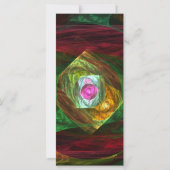 Dynamic Connections Abstract Art Rack Card (Back)