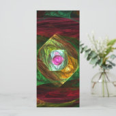 Dynamic Connections Abstract Art Rack Card (Standing Front)