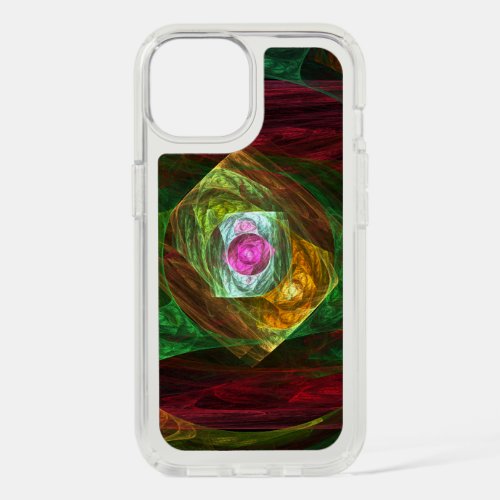 Dynamic Connections Abstract Art iPhone 15 Case