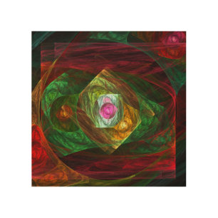Dynamic Connections Luminous Abstract Fractal Art