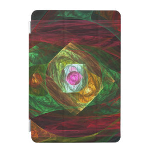 Dynamic Connections Luminous Abstract Fractal Art iPad Mini Cover