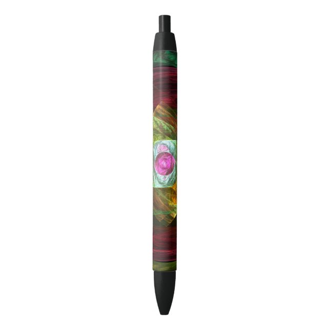 Dynamic Connections Luminous Abstract Fractal Art Pen (Front Vertical)