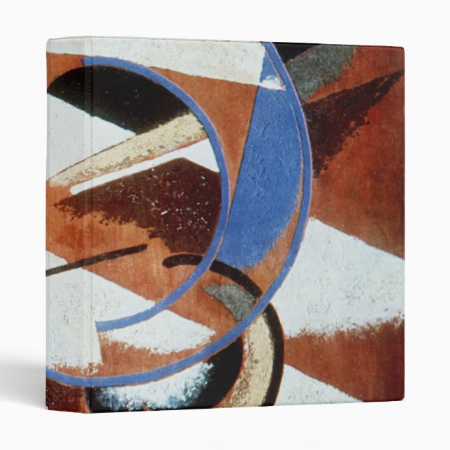 Dynamic Construction, 1919 (oil on canvas) 3 Ring Binder (Front/Spine)