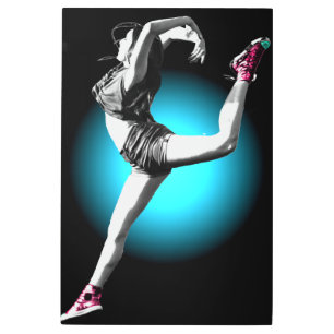Dynamic Dancer Mural Art Urban Style
