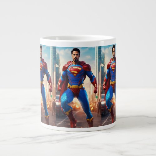 Dynamic Defender A Superheros Power in Your Hand Giant Coffee Mug