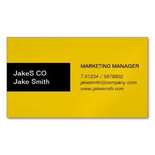 Dynamic Duo Business Card Magnet
