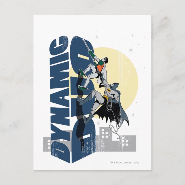 Dynamic Duo Graphic Postcard (Front)