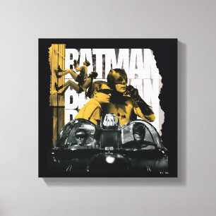 Dynamic Duo Scrapbook Photograph Canvas Print