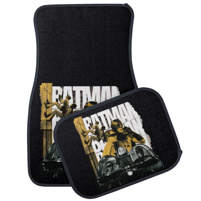 Dynamic Duo Scrapbook Photograph Car Floor Mat (Set)