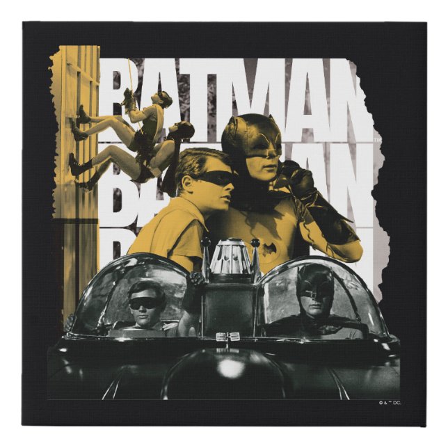 Dynamic Duo Scrapbook Photograph Faux Canvas Print (Front)