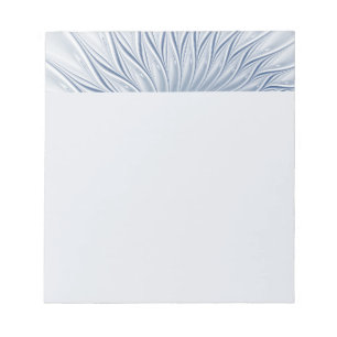 Dynamic Fantasy Abstract Blue Tones Fractal Art Notepad