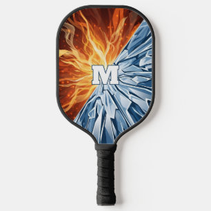 Dynamic Fire and Ice Elemental  Pickleball Paddle