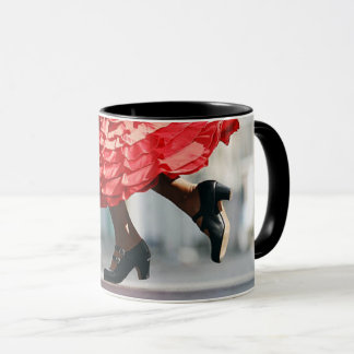 Dynamic Flamenco Shoes of Dancer Mug