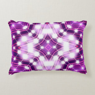 Dynamic Floodlights Background Texture Accent Pillow