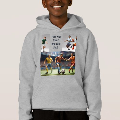 Dynamic Football Art Victory  Passion Hoodie
