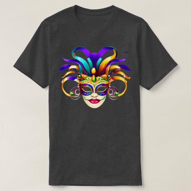 Dynamic for Mardi Gras Revelry TShirt (Design Front)