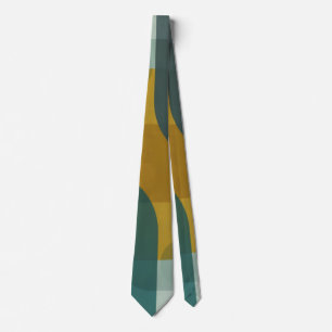 Dynamic Geometric Overlap Neck Tie