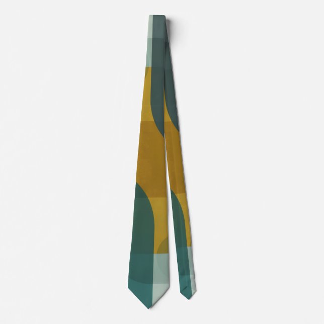 Dynamic Geometric Overlap Neck Tie (Front)