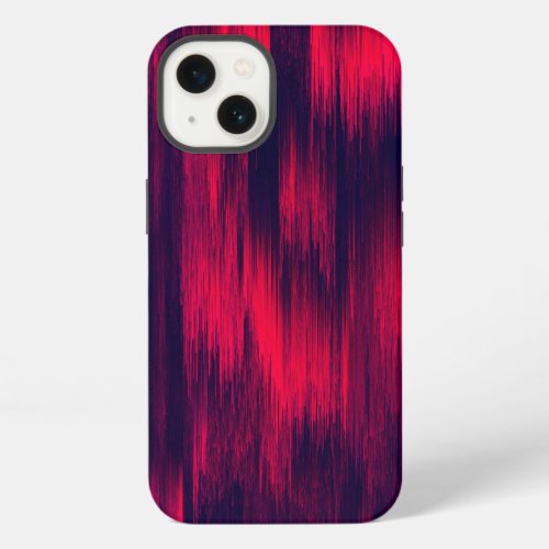 DYNAMIC _ Glitch _ Powerful Red and Blue iPhone 13 Case