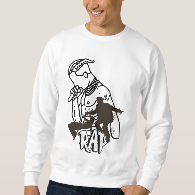 Dynamic hip-hop performer sweatshirt (Front)