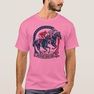 Dynamic Horse Riding Illustration T-Shirt