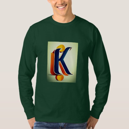 Dynamic K_Slash Logo for Kick T_Shirt