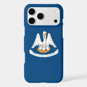 Dynamic Louisiana State Flag Graphic on a iPhone 17 Pro Max Case