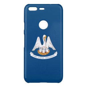 Dynamic Louisiana State Flag Graphic on a Uncommon Google Pixel Case
