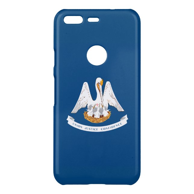 Dynamic Louisiana State Flag Graphic on a Uncommon Google Pixel Case (Back)