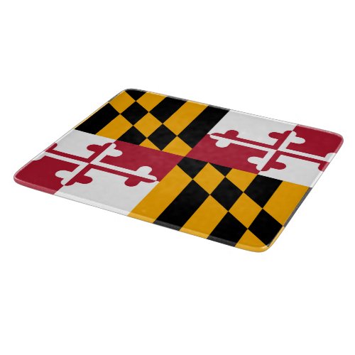 Dynamic Maryland State Flag Cutting Board